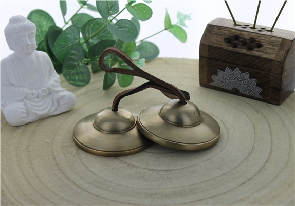 Cymbale Tibétaine en Bronze Grand Modèle