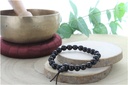 Bracelet Mala en Obsidienne Noire