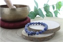 Bracelet Mala en Quartz Bleu