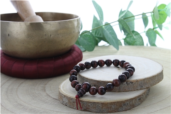 Bracelet Mala en Oeil de Taureau