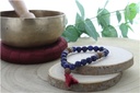 Bracelet Mala en Lapis Lazuli et Rudraksha