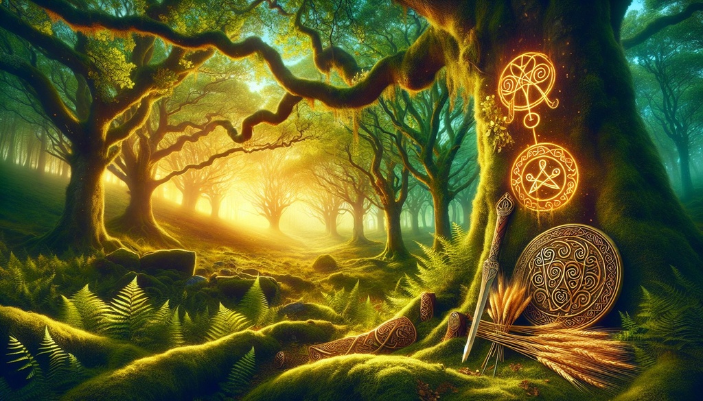 Livres et oracles de druidisme, tradition celtique et sagesse des arbres