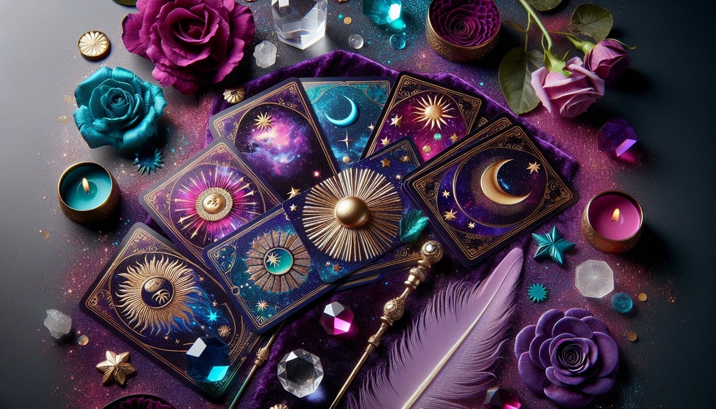 Cartes oracle divinatoire et coffrets de guidance spirituelle illustrés