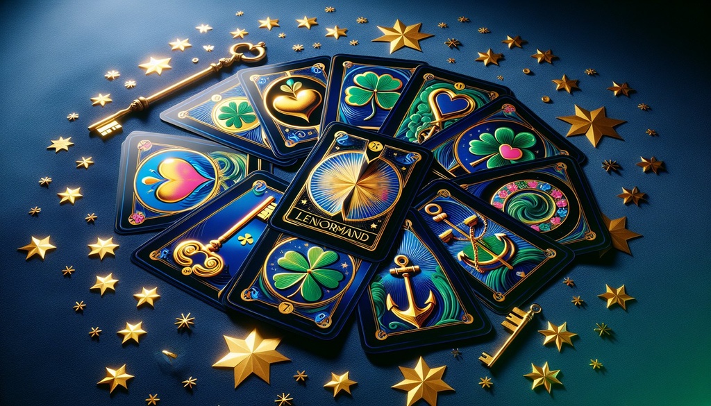 Oracles Lenormand et coffrets de cartes divinatoires Mademoiselle Lenormand