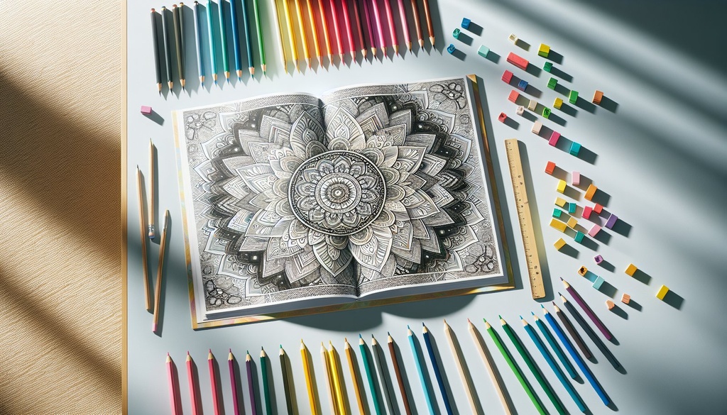 Livres de coloriage adulte, mandalas et cartes à gratter créatives