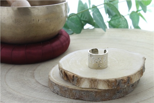 [3660341690109] Bague Mantra Om Mani Padme Hum T58-60