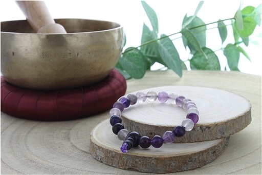 [3660341690833] Bracelet Mala en Fluorite