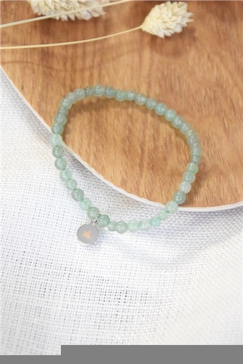 [3660341692943] Bracelet Aventurine Verte Perles rondes 4 mm