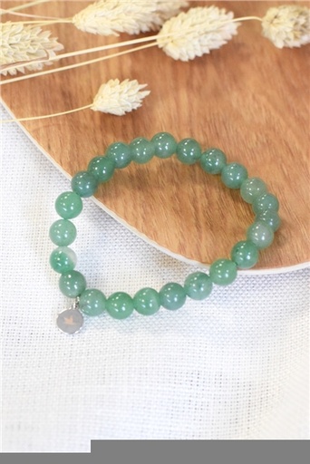 [3660341692967] Bracelet Aventurine Verte Perles rondes 8 mm
