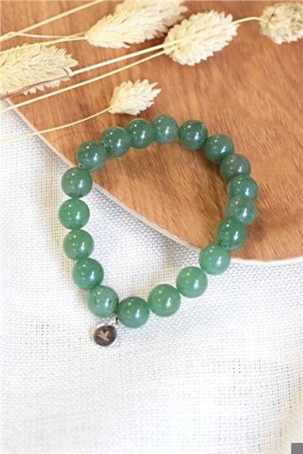 [3660341692974] Bracelet Aventurine Verte Perles rondes 10 mm