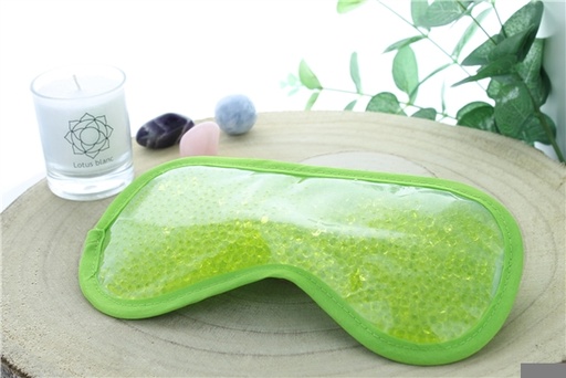 [3660341694381] Masque Relaxant pour les Yeux en Billes de gel Vert