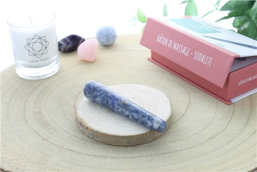 [3660341694503] Bâton de Massage Arrondi en Sodalite