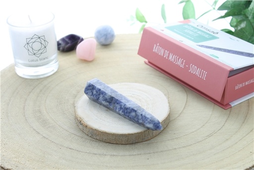 [3660341694572] Bâton de Massage Facetté en Sodalite