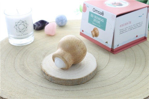 [3660341694640] Roll-on de Massage en Jade Blanc et Bois