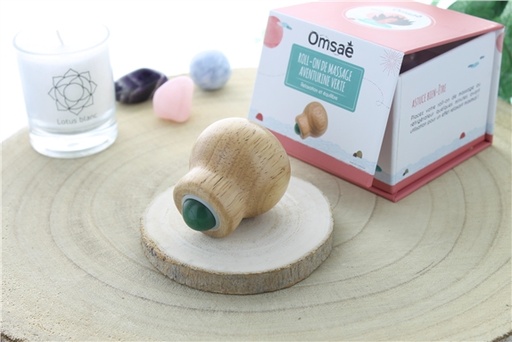 [3660341694657] Roll-on de Massage en Aventurine Verte et Bois