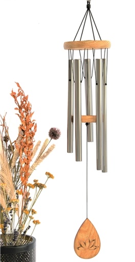 [3660341698211] Carillon à vent Lotus 81 cm