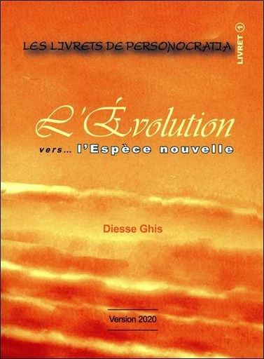 [3660341699560] L'Evolution vers... L'Espèce nouvelle - Livret 1 version 2020