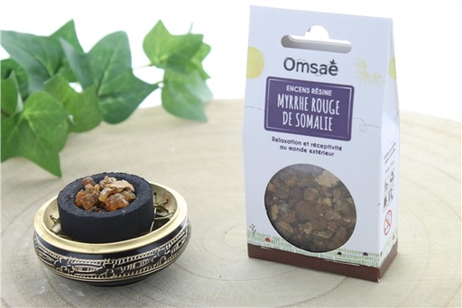 [3660341701119] Encens résine en grains myrrhe rouge de somalie 50 g