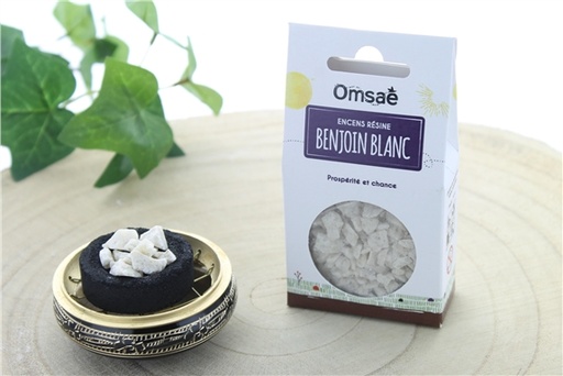 [3660341701225] Encens résine en morceaux benjoin blanc 50 g