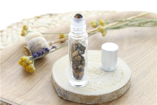 [3660341704066] Roll-on  pour Huiles Essentielles en Oeil de Tigre