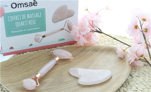[3660341704127] Coffret Massage Quartz Rose pour le Visage