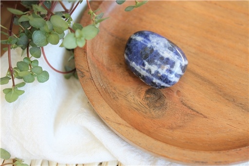 [3660341705568] Pierre roulée Sodalite Taille L
