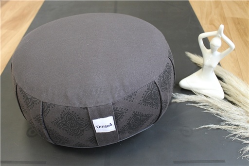 [3660341705841] Coussin de yoga rond Noir