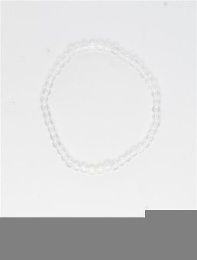 [3660341711408] Bracelet Cristal de Roche Perles rondes 4 mm