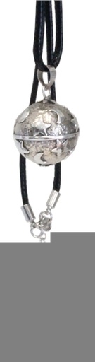 [3700273403290] Bola de grossesse Lunes et étoiles - Argent 925