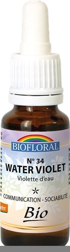 [3760029841349] Fleurs de Bach Bio N°34 Water violet - 20ml