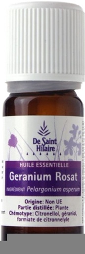 [3760098405459] Huile Essentielle Geranium Rosat Bio 10 ml
