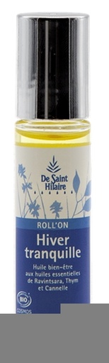[3760098412907] Roll-on aux Huiles Essentielles Hiver Tranquille Bio 10 ml
