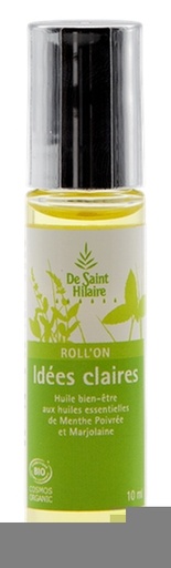 [3760098412914] Roll-on aux Huiles Essentielles Idées Claires Bio 10 ml