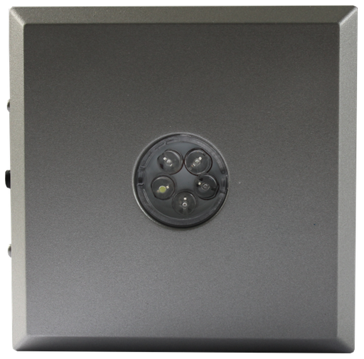 [4041678000561] Support base LED pour lampes - 5 LED couleur argent