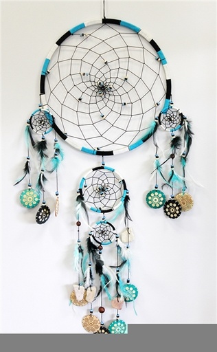[4046833119317] Attrape-rêves bleu turquoise - TGM