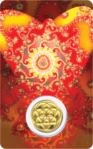 [6268977002012] Médaille sur carte Archange Camaël