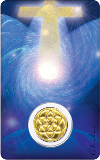 [6268977002036] Médaille sur carte Archange Melchisédech