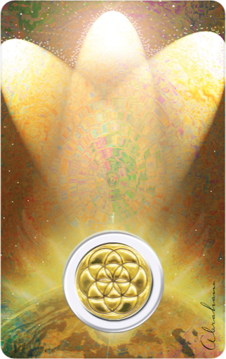 [6268977002074] Médaille sur carte Archange Sandalphon