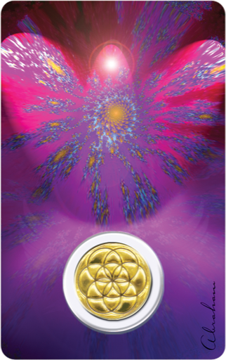 [6268977002104] Médaille sur carte Archange Uriel