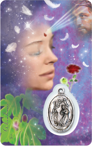 [6268977022089] Médaille sur carte Sainte-Rita