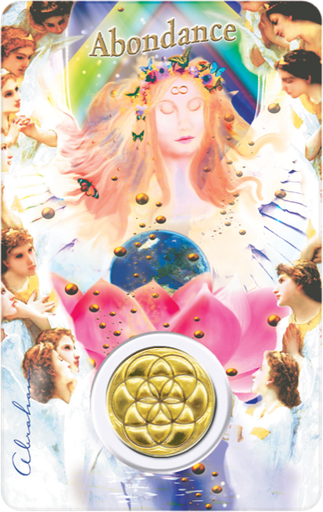 [6268977032088] Médaille sur carte Abondance