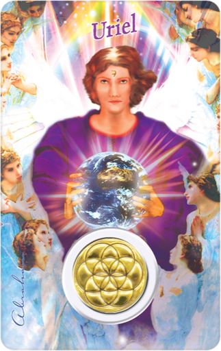 [6268977032095] Médaille sur carte Lumière de Dieu