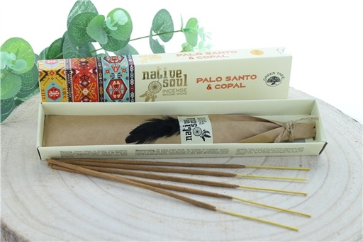 [8901684615097] Encens Green Tree Native Soul Copal & Palo Santo - 15 grs