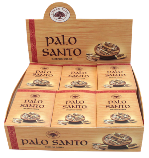 [8902276107815] Encens Green Tree Palo Santo Cônes - 15 grs
