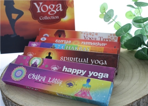 [8902276108171] Coffret Encens Bâton Green Tree Yoga 6 Fragrances