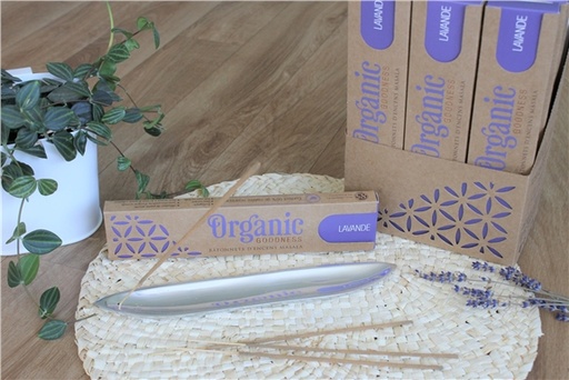 [8903833427308] Encens Bâton Organic Lavande 15 g