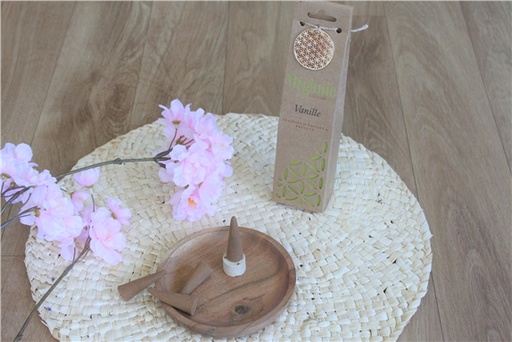 [8903833901150] Encens Cône Organic Vanille 41 g