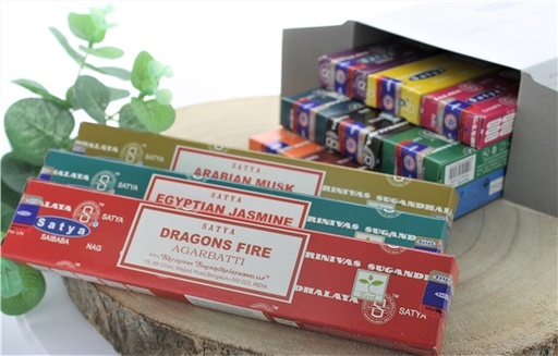 [8904245403324] Assortiment Encens Satya 12 Fragrances