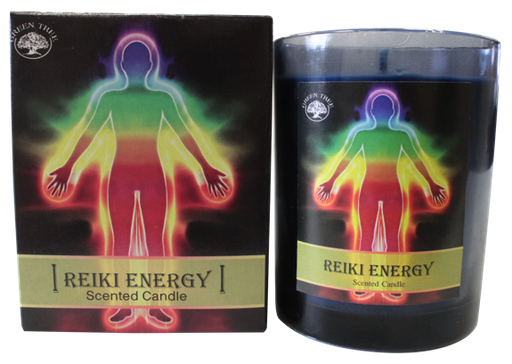 [8904280703038] Bougie Green Tree Reiki Energy
