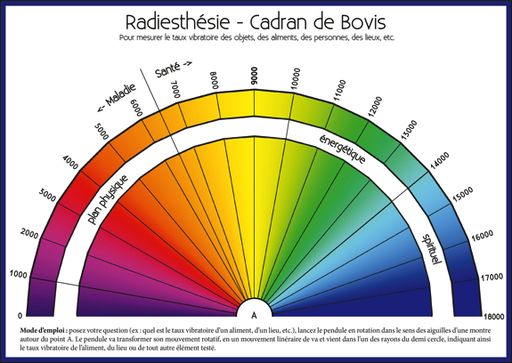 [9782351952979] Radiesthésie - Cadran de Bovis - Règle de Bovis